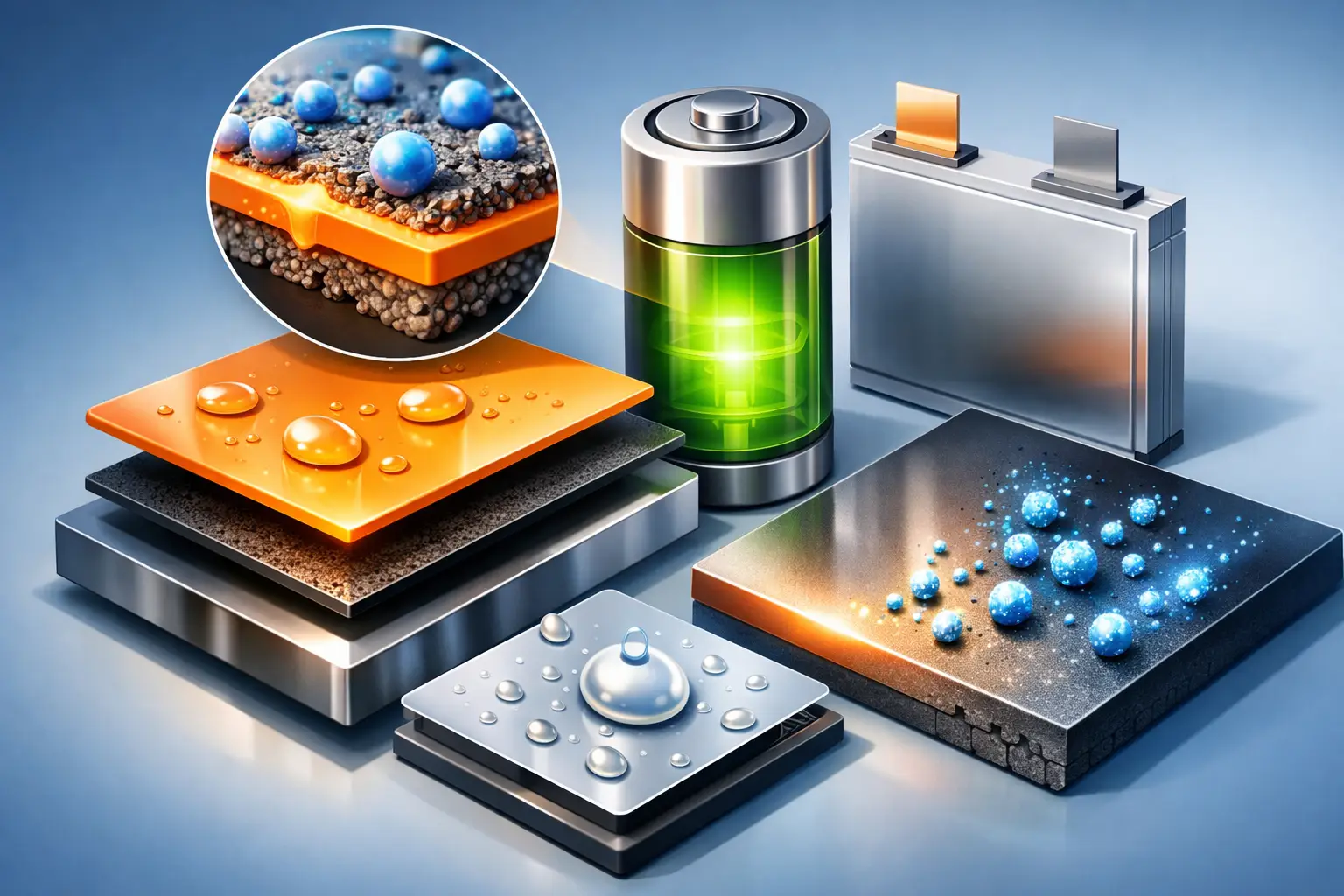 Functional Coatings for Battery Components Functional Coatings for Battery Components