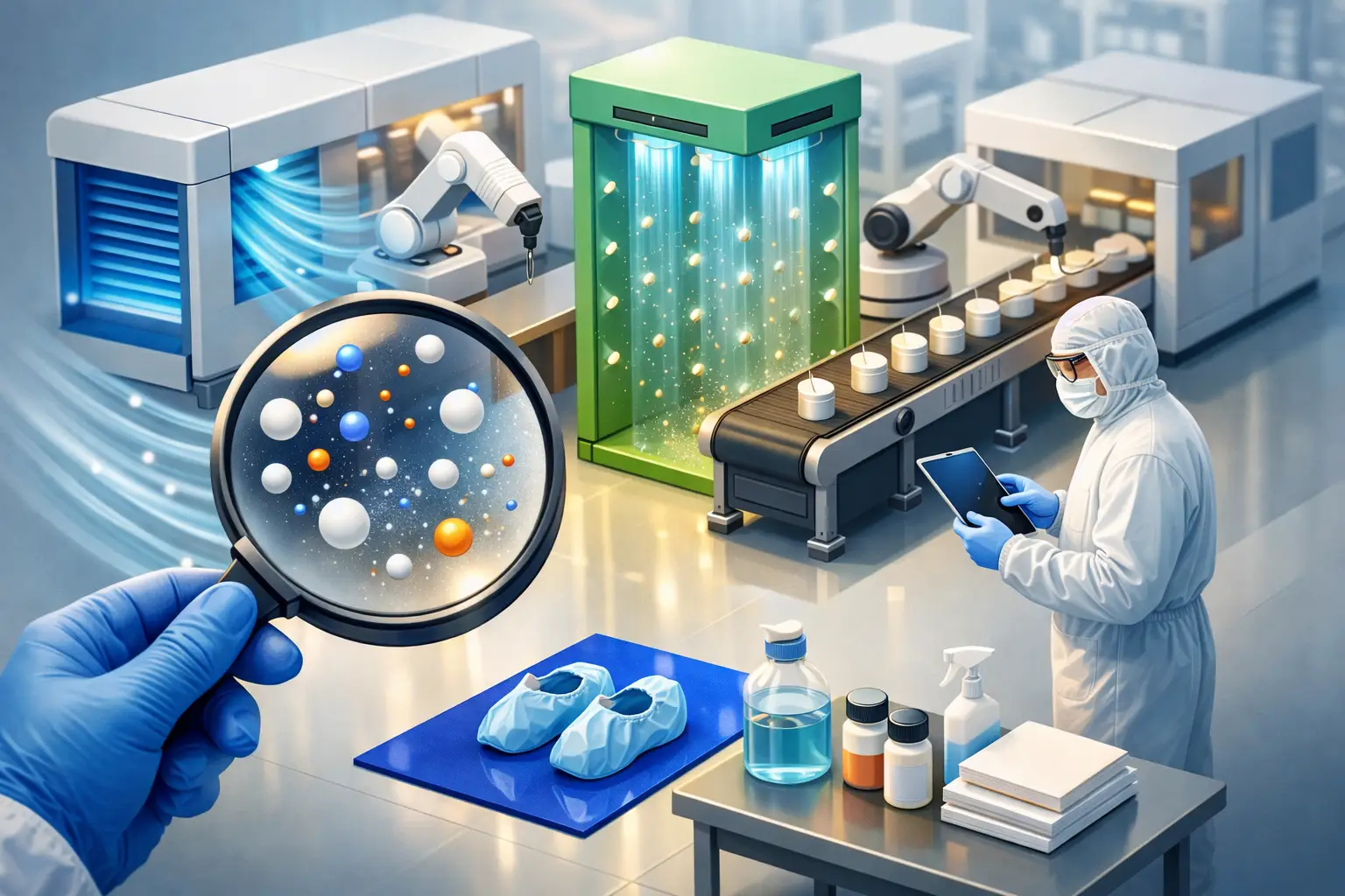 How to Reduce Particle Contamination in Production