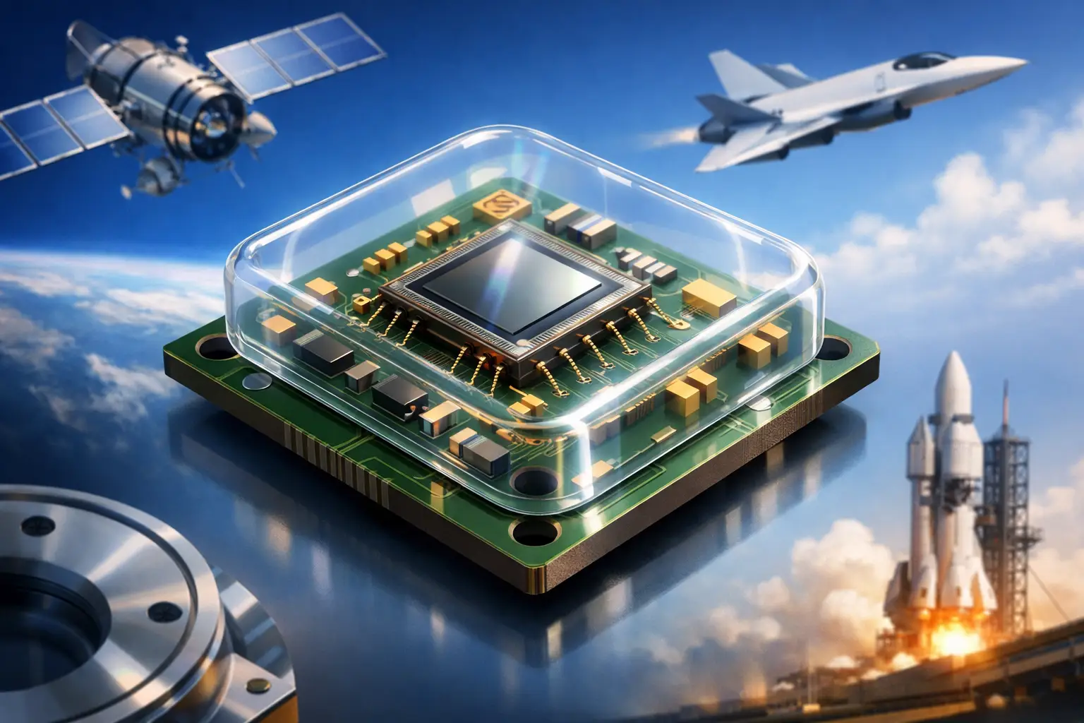 Parylene Coated Aerospace Sensor Example Parylene Coated Aerospace Sensor Example