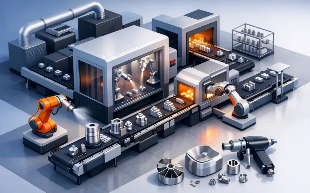 A Custom Coating Line Example for Precision Parts